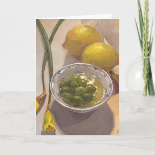 Carte de voeux vierge, art original par Sarah