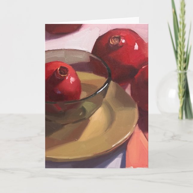 Carte de voeux vierge, art original par Sarah (Devant)