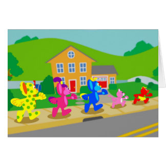 Carte de voeux vierge Aventure