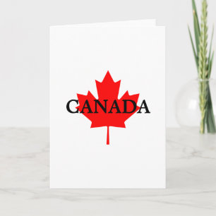 Carte de vœux vierge CANADA