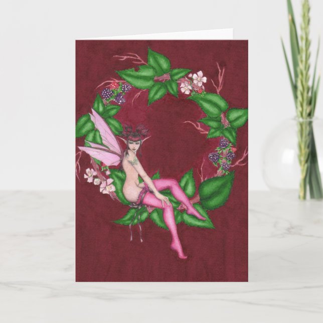 Carte de voeux vierge de "Blackberry" (Devant)