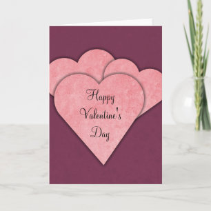 Carte de voeux vierge de heureuse Sainte-Valentin