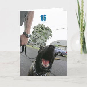 Carte de voeux vierge K9