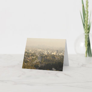 Carte de voeux vierge - Los Angeles / Hollywood