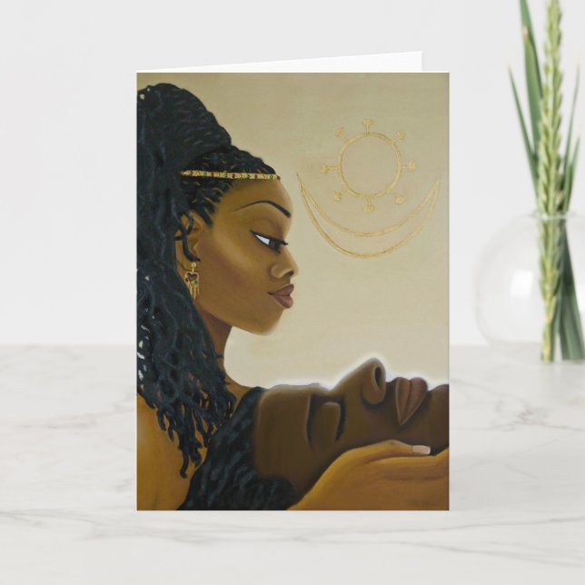 Carte de vœux vierge 'Mon Roi' par Cezanne (Devant)