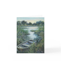 Carte de voeux vierge "Seclued Pond"