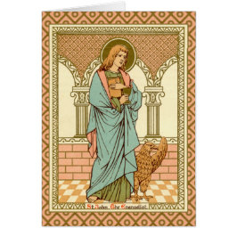 Carte de voeux vierge St John the Evangelist (RLS0