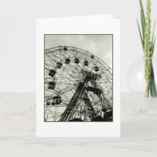 Carte de vœux vierge 'Wonder Wheel'