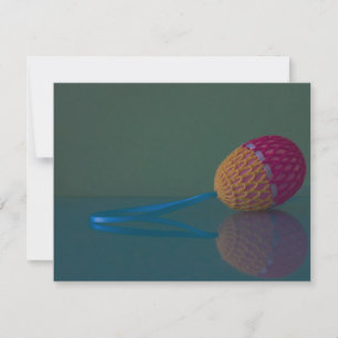 Carte de voeux vintage Crochet de Pâques OEuf de P