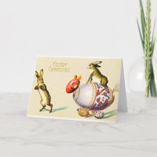 Carte de voeux Vintage de Pâques