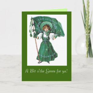 Carte de voeux Vintage St. Patricks