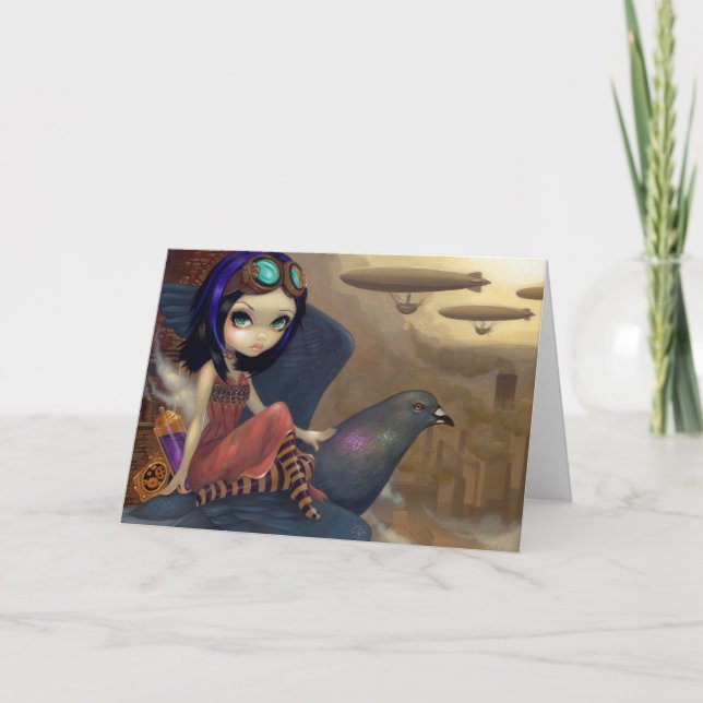 Carte de voeux "Vol de Poe" (Devant)