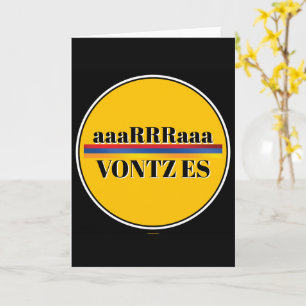 Carte de vœux Vontz Es