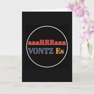 Carte de vœux Vontz Es
