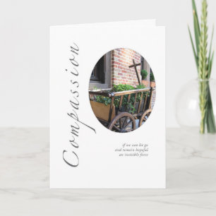 Carte de voeux Wagon de compassion