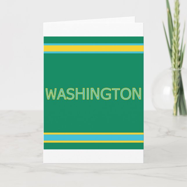 Carte de voeux Washington (Devant)
