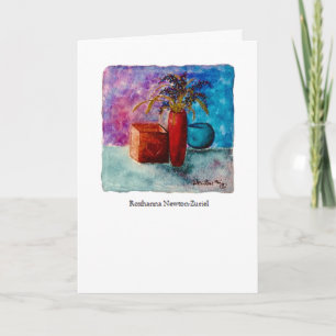 Carte de voeux Watercolor Still Life