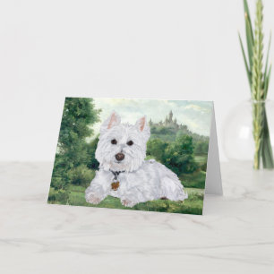 Carte de vœux Westie