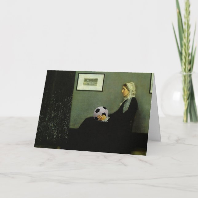 Carte de voeux Whistler's Soccer Mom (Devant)