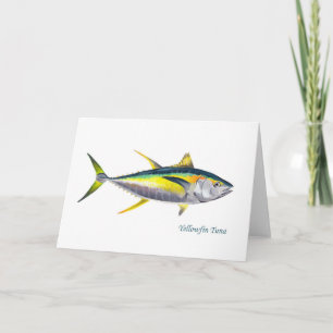Carte de voeux Yellowfin Tuna