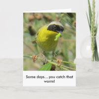 Carte de voeux Yellowthroat