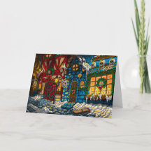 Carte de voeux Yule