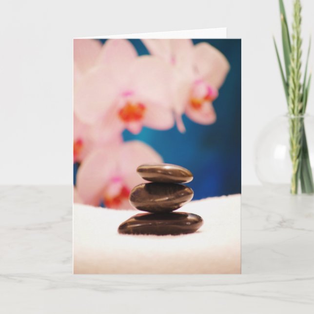 Carte de voeux Zen (Devant)