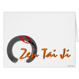 Carte de voeux Zen Tai Ji