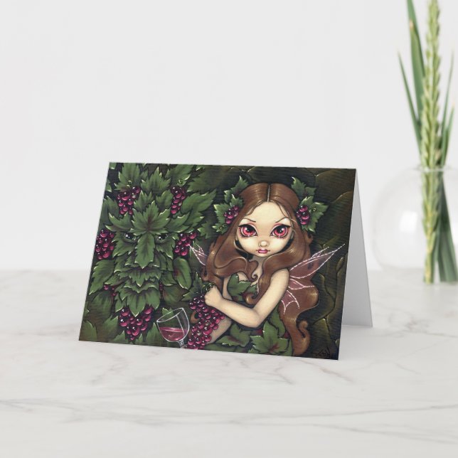 Carte de voeux "Zinfandel blanc" (Devant)