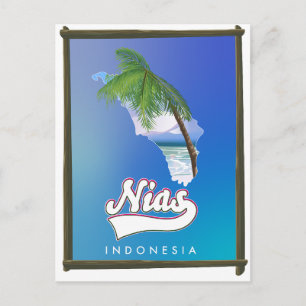 Carte de voyage de Sumba Island Indonésie