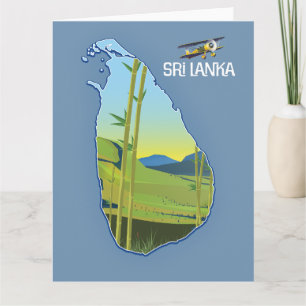 Carte de voyage Sri Lanka