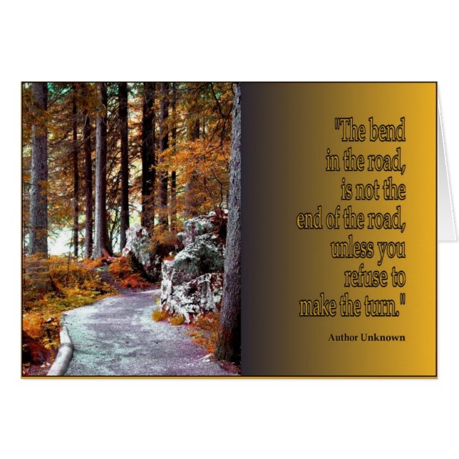 Carte de voyage, vierge à l'intérieur (Devant horizontal)