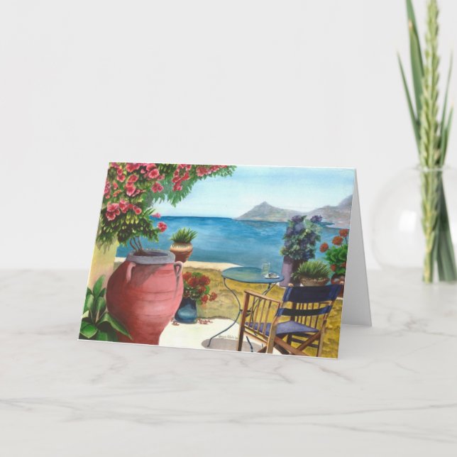 Carte de vue méditerranéenne (Devant)