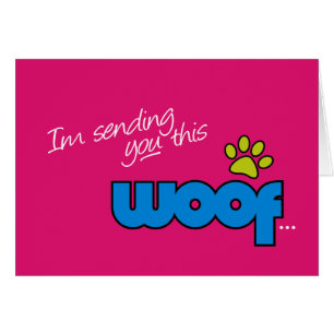 Carte de Woof de berger allemand