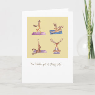 Carte de yoga Rudolph