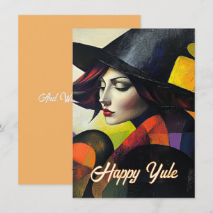 Carte de Yule et de Solstice d'Hiver