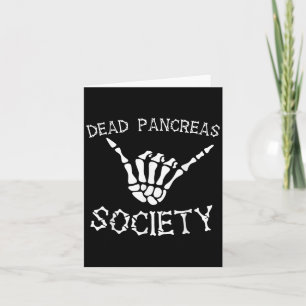 Carte Dead Pancreas Society Gras Déclaration Cre de sens