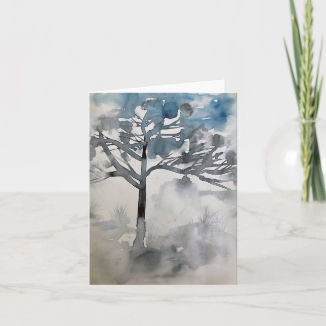 Carte d'eau d'hiver (Devant)