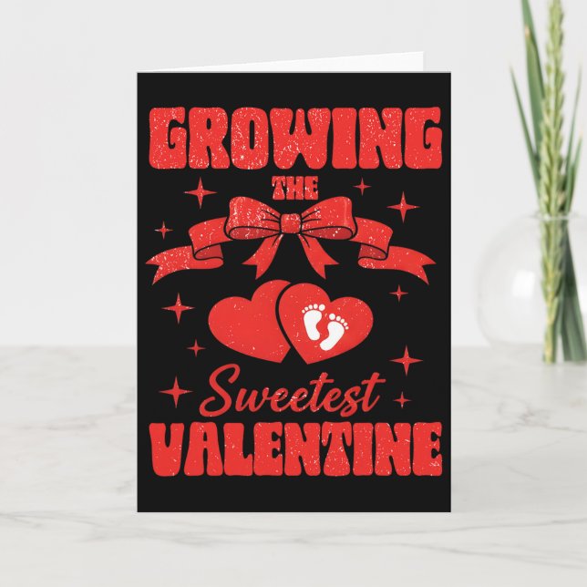 Carte Déclaration de grossesse pour la Saint-Valentin Cr (Devant)