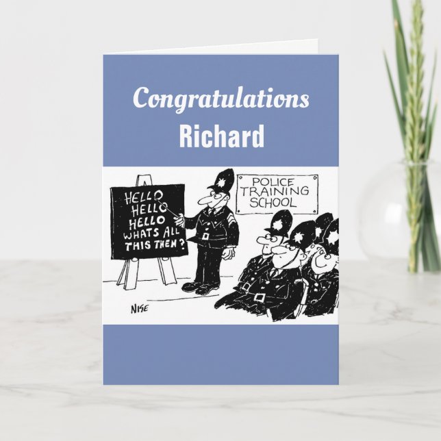 Carte d'école de police (Devant)