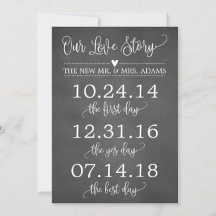 Carte Décor des signes Mariages de notre histoire d'amou