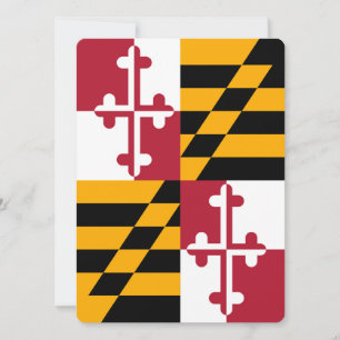 Carte Décor du drapeau de l'État du Maryland