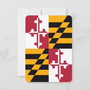Carte Décor du drapeau de l'État du Maryland