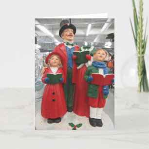 Carte Décoration de Chanteur de Noël