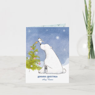 Carte Décoration De Noël Arbre