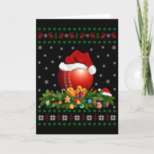 Carte Décoration Noël Père Noël laid Cricket Ll Noël 