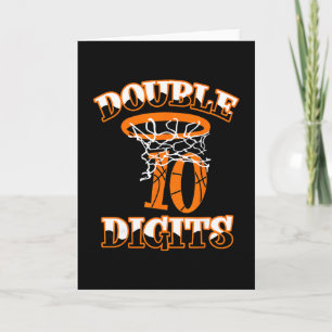 Carte Décorations d'anniversaire garçons chiffres double