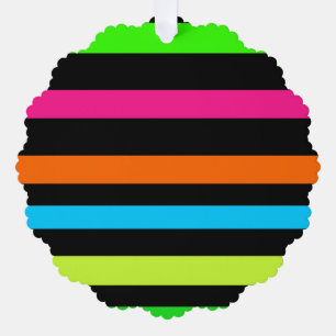 Carte Décorative Bandes de néon