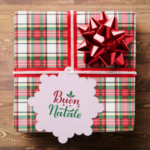 Carte Décorative Buon Natale Holiday