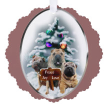 Cadeaux de Noël chinois Shar-Pei